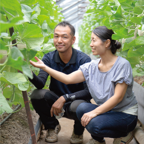 足守メロンの板野さん
